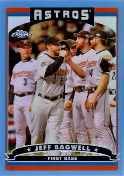 2006 Topps Chrome - Blue Refractors #88 Jeff Bagwell Front