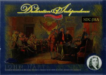 2006 Topps Chrome - Declaration of Independence #SDC-JHA John Hart Front