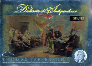 2006 Topps Chrome - Declaration of Independence #SDC-TJ Thomas Jefferson Front