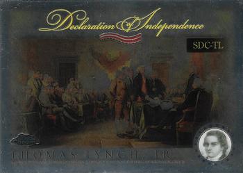 2006 Topps Chrome - Declaration of Independence #SDC-TL Thomas Lynch Jr. Front