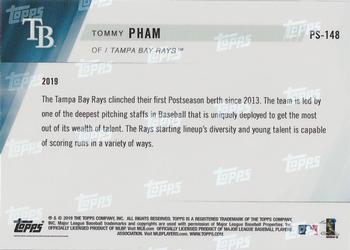 2019 Topps Now Postseason Tampa Bay Rays #PS-148 Tommy Pham Back