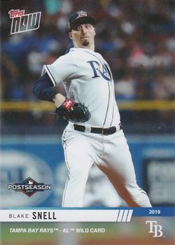 2019 Topps Now Postseason Tampa Bay Rays #PS-149 Blake Snell Front