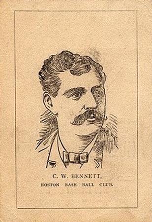 1889 Number 7 Cigars Boston Beaneaters (N526) #NNO Charlie Bennett Front