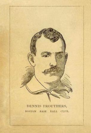 1889 Number 7 Cigars Boston Beaneaters (N526) #NNO Dan Brouthers Front