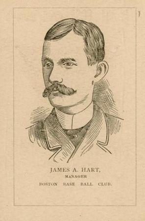 1889 Number 7 Cigars Boston Beaneaters (N526) #NNO James Hart Front