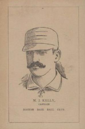 1889 Number 7 Cigars Boston Beaneaters (N526) #NNO King Kelly Front