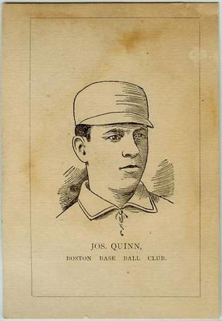 1889 Number 7 Cigars Boston Beaneaters (N526) #NNO Joseph Quinn Front