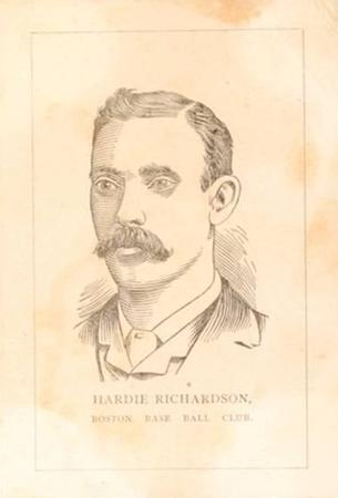 1889 Number 7 Cigars Boston Beaneaters (N526) #NNO Hardy Richardson Front