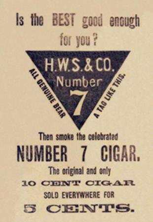 1889 Number 7 Cigars Boston Beaneaters (N526) #NNO Bill Sowders Back