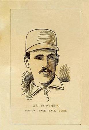1889 Number 7 Cigars Boston Beaneaters (N526) #NNO Bill Sowders Front
