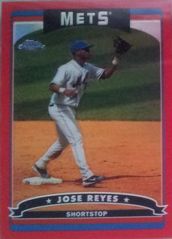2006 Topps Chrome - Red Refractors #101 Jose Reyes Front