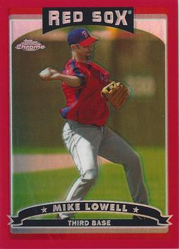 2006 Topps Chrome - Red Refractors #249 Mike Lowell Front