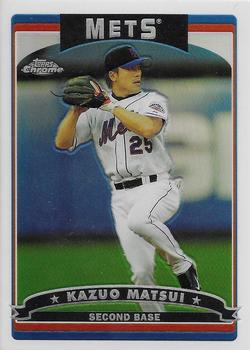 2006 Topps Chrome - Refractors #119 Kazuo Matsui Front