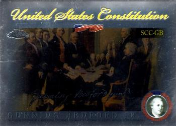2006 Topps Chrome - United States Constitution #SCC-GB Gunning Bedford Jr. Front