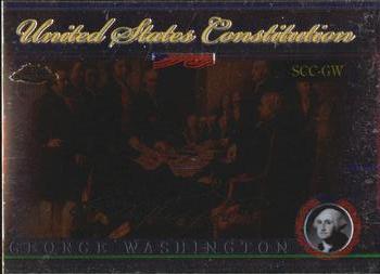 2006 Topps Chrome - United States Constitution #SCC-GW George Washington Front