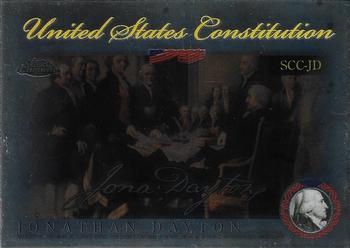 2006 Topps Chrome - United States Constitution #SCC-JD Jonathan Dayton Front