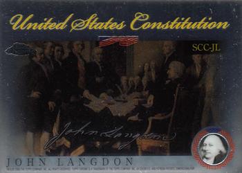2006 Topps Chrome - United States Constitution #SCC-JL John Langdon Front