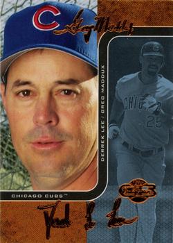 2006 Topps Co-Signers - Changing Faces Blue #DUO-C 30 Greg Maddux / Derrek Lee Front
