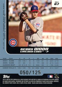 2006 Topps Co-Signers - Changing Faces Blue #DUO-C 67 Kerry Wood / Derrek Lee Back
