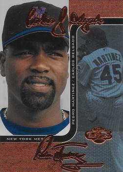 2006 Topps Co-Signers - Changing Faces Blue #DUO-C 70 Carlos Delgado / Pedro Martinez Front