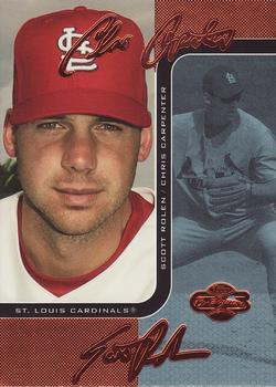2006 Topps Co-Signers - Changing Faces Blue #DUO-B 78 Chris Carpenter / Scott Rolen Front
