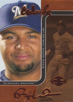 2006 Topps Co-Signers - Changing Faces Bronze #DUO-A 62 Carlos Lee / Rickie Weeks Front