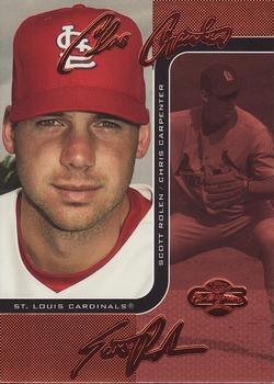 2006 Topps Co-Signers - Changing Faces Bronze #DUO-B 78 Chris Carpenter / Scott Rolen Front