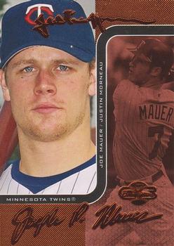 2006 Topps Co-Signers - Changing Faces Bronze #DUO-B 84 Justin Morneau / Joe Mauer Front