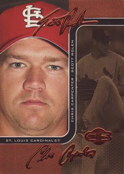 2006 Topps Co-Signers - Changing Faces Gold #DUO-B 13 Scott Rolen / Chris Carpenter Front