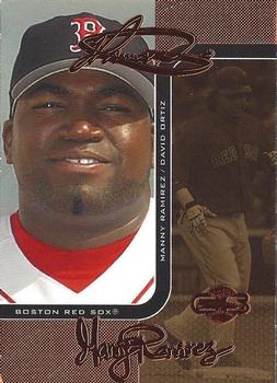 2006 Topps Co-Signers - Changing Faces Gold #DUO-A 52 David Ortiz / Manny Ramirez Front
