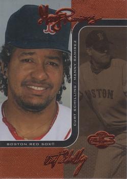 2006 Topps Co-Signers - Changing Faces Gold #DUO-B 73 Manny Ramirez / Curt Schilling Front
