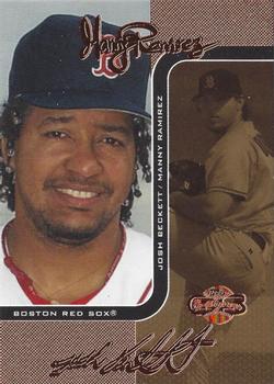 2006 Topps Co-Signers - Changing Faces Gold #DUO-C 73 Manny Ramirez / Josh Beckett Front