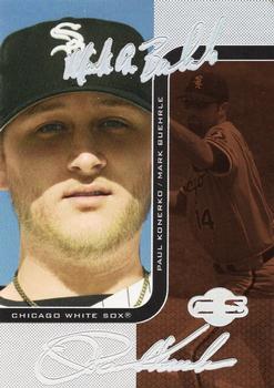 2006 Topps Co-Signers - Changing Faces HyperSilver Bronze #DUO-A 53 Mark Buehrle / Paul Konerko Front