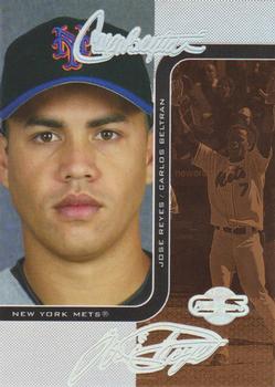 2006 Topps Co-Signers - Changing Faces HyperSilver Bronze #DUO-A 60 Carlos Beltran / Jose Reyes Front