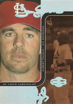 2006 Topps Co-Signers - Changing Faces HyperSilver Bronze #DUO-B 69 Jim Edmonds / Albert Pujols Front