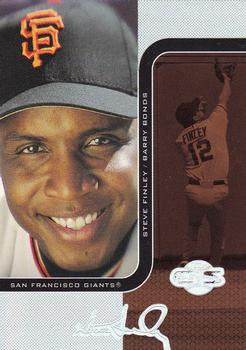 2006 Topps Co-Signers - Changing Faces HyperSilver Bronze #DUO-B 100 Barry Bonds / Steve Finley Front