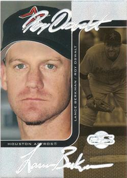 2006 Topps Co-Signers - Changing Faces HyperSilver Gold #DUO-B 37 Roy Oswalt / Lance Berkman Front