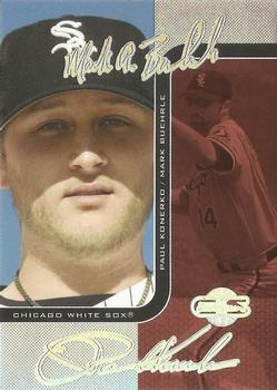 2006 Topps Co-Signers - Changing Faces HyperSilver Red #DUO-A 53 Mark Buehrle / Paul Konerko Front
