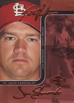2006 Topps Co-Signers - Changing Faces Red #DUO-A 13 Scott Rolen / Jim Edmonds Front