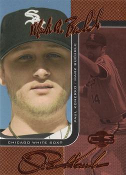 2006 Topps Co-Signers - Changing Faces Red #DUO-A 53 Mark Buehrle / Paul Konerko Front