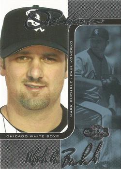 2006 Topps Co-Signers - Changing Faces Silver Blue #DUO-B 3 Paul Konerko / Mark Buehrle Front