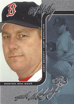 2006 Topps Co-Signers - Changing Faces Silver Blue #DUO-A 6 Curt Schilling / Josh Beckett Front