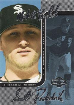 2006 Topps Co-Signers - Changing Faces Silver Blue #DUO-B 53 Mark Buehrle / Scott Podsednik Front