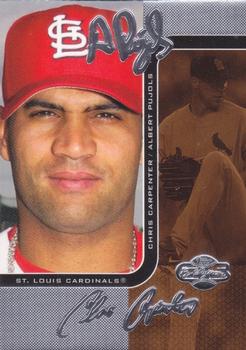 2006 Topps Co-Signers - Changing Faces Silver Bronze #DUO-C 1 Albert Pujols / Chris Carpenter Front