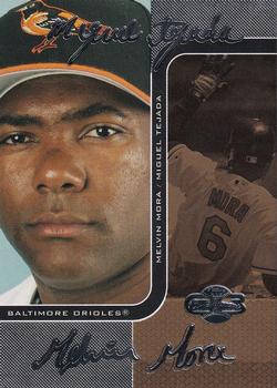 2006 Topps Co-Signers - Changing Faces Silver Gold #DUO-C 5 Miguel Tejada / Melvin Mora Front