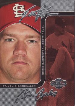 2006 Topps Co-Signers - Changing Faces Silver Red #DUO-B 13 Scott Rolen / Chris Carpenter Front