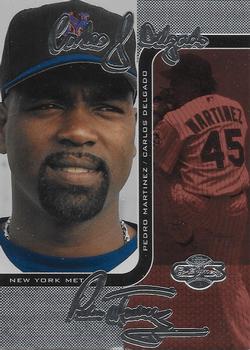 2006 Topps Co-Signers - Changing Faces Silver Red #DUO-C 70 Carlos Delgado / Pedro Martinez Front