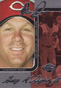 2006 Topps Co-Signers - Changing Faces Silver Red #DUO-C 83 Adam Dunn / Ken Griffey Jr. Front