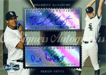 2006 Topps Co-Signers - Dual Autographs #CS-39 Brandon McCarthy / Pedro Lopez Front