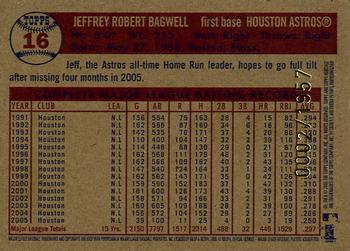 2006 Topps Heritage - Chrome #16 Jeff Bagwell Back